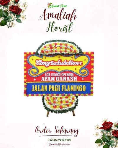 Bunga Papan Congratulation di Kelayan Dalam